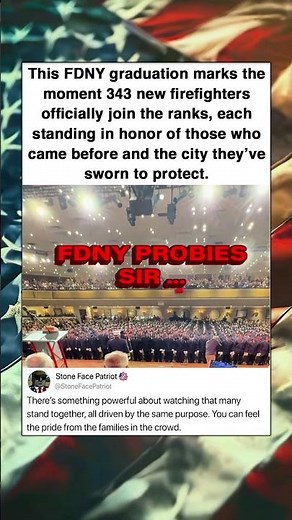 This FDNY graduation marks the moment 343 new firefighters officially join the ranks, each standing