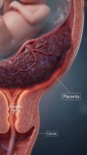 Placenta Previa Explained: The Hidden Danger During Pregnancy 🚨 #pregnancy #health