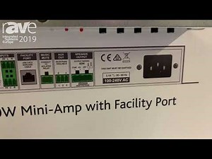 ISE 2019: Cloud Electronics Exhibits MA80FT 80-watt Mini Amp with Facility Port