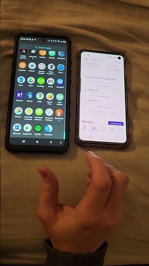 Switching to Bedtime Mode on Pinwheel phone