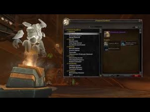 How to unlock the protoform synthesis for pets AND mounts