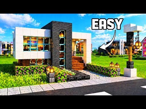 Minecraft Modern House Tutorial 🔥 Easy Small Survival House Build (Step by Step)