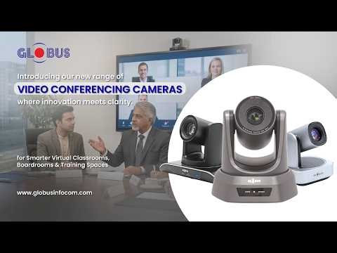 Globus Infocom AI Tracking PTZ Cameras for Video Conferencing