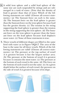 A solid iron sphere and a solid lead sphere of the same size ar... | Filo