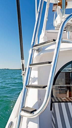 Heritage at the helm. Performance that speaks for itself. Tap the link to learn more about the Bertram 35FB. https://bit.ly/48OUQkF #Bertram #Bertram35FB | Bertram Yachts