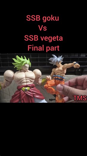 SSB goku vs SSB vegeta final part #db #dbheros #anime #goku #animationstyle