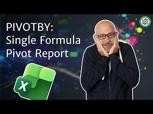 Excel PIVOTBY: Build a Pivot-style Report With ONE Formula (No PivotTable!)