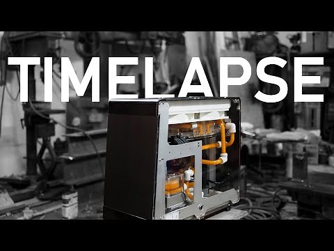 Building a Mini-ITX custom watercooling loop PC in 3mins - VF-1A timelapse build
