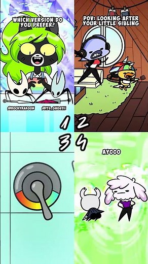 Which meme is the best? // Rocky Rakoon Hollow Knight Animation Meme #Shorts #tiktok #viral #funny