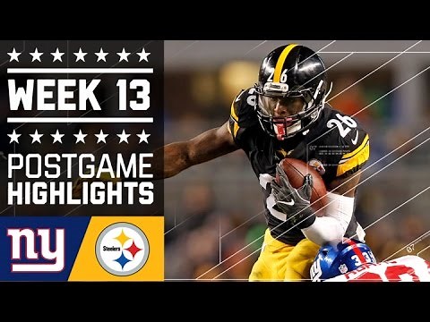 Giants vs. Steelers | NFL Week 13 Game Highlights