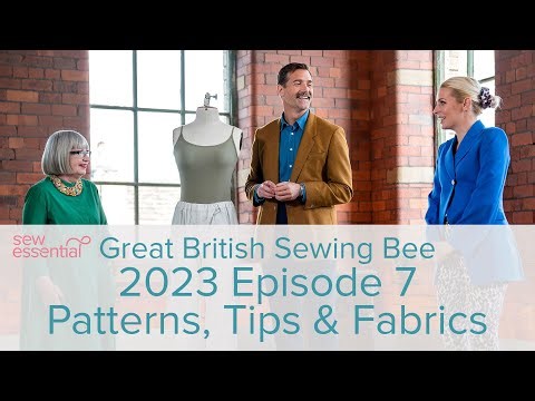 Great British Sewing Bee 2023 Episode 7 - 90's Week - Patterns, Tips & Fabrics