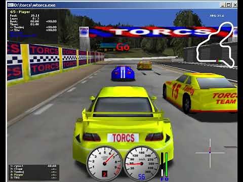 TORCS (The Open Racing Car Simulator) 1.2.3 (2005) - Retro Gameplay
