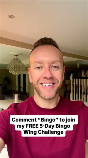 2.4K views · 330 reactions | Want to take part in my FREE 5-Day Bingo Wing Challenge?  Comment “Bingo” and I will send it straight over for you  | Dan Whiston | Facebook