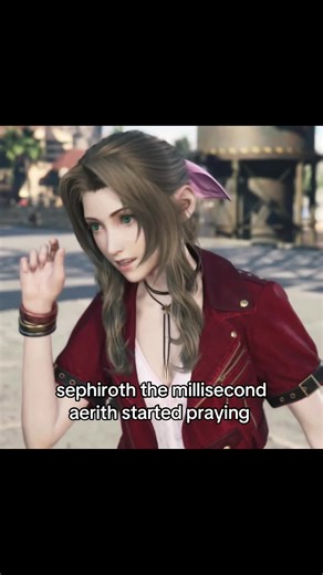 Aeris' Critical Moment with Cloud in Final Fantasy VII