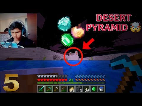 🔥 Minecraft Survival Episode 5 – Desert Pyramid Loot 🤯
