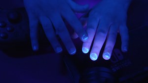 We used a "fake germ" lotion and a black light to see how well kids are really washing their hands. Read more here: https://www.oregonlive.com/living/2020/04/kids-explain-using-a-blacklight-to-see-effective-hand-washing.html | The Oregonian