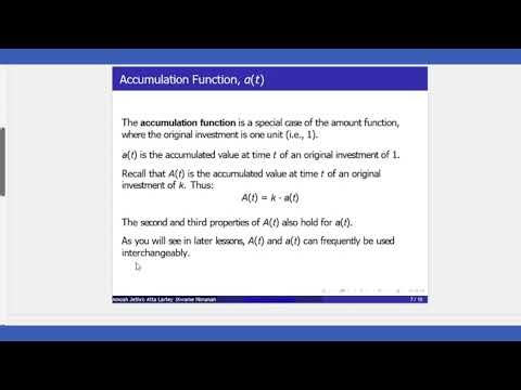 Interest Accumulation Explained | Financial Mathematics (Actuarial Exam FM Prep)