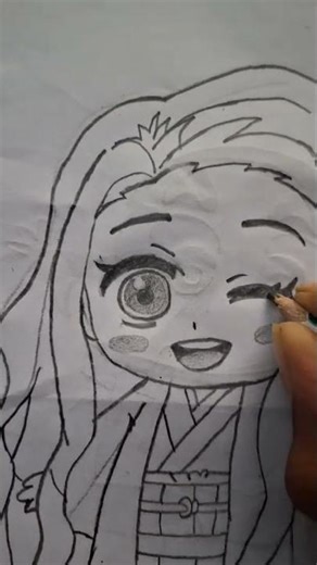 Can i draw cutest demon slayer character's chibi version🤔😎 #demonslayer #nezuko #drawing