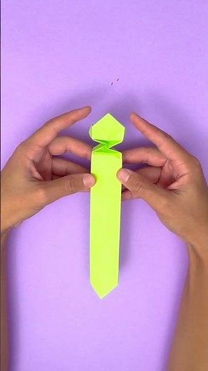 Jumping Paper Snake 🐍😲 Fun Origami Trick! #DIYkids