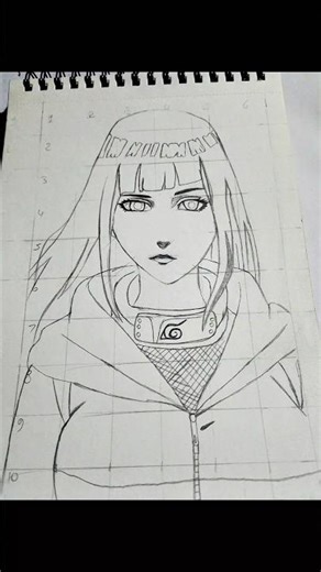 Hinsta drawing ☺️ #shortsfeed #art #drawing #anime #sketch #hinata #shorts #viral