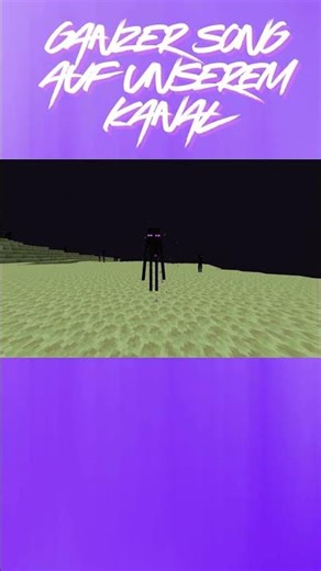 Minecraft Enderman Song #aisong #minecraft #shorts #enderman
