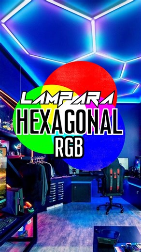 Mr. LED Panamá on Instagram: "🎮✨ Convierte tu cuarto en una experiencia gamer de otro nivel ✨🎮 Nuestras lámparas RGB hexagonales son el complemento perfecto para transformar tu espacio en una zona gamer futurista 🚀 Cambia de colores, crea ambientes únicos y dale ese toque WOW a tu setup. 🔥 Diseño moderno 🌈 Iluminación RGB ⚡ Ideal para cuartos gamer, streamers y creadores 💡 Fácil de instalar y personalizar ¿Listo para llevar tu cuarto al siguiente n