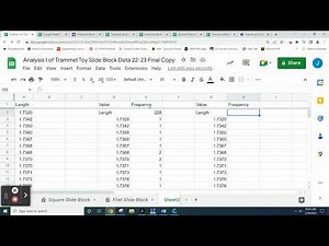 Creating a frequency chart in google sheets