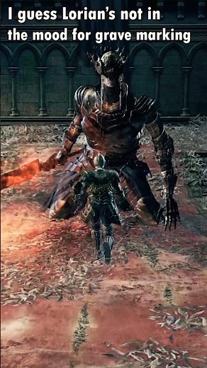 What Lorian Does When He's Not Fighting You in Dark Souls 3 #darksouls #darksouls3 #lothric