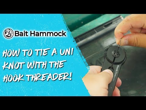 How To Tie A Uni Knot With The Hook Threader | Bait Hammock