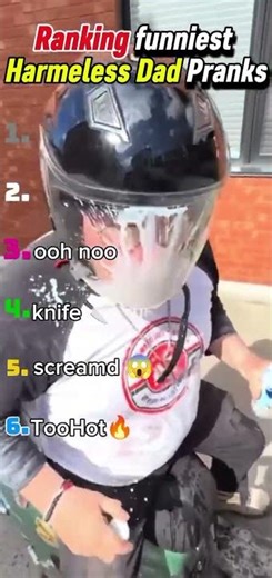 Ranking funniest harmless dad prank #ranking #funny #shrots