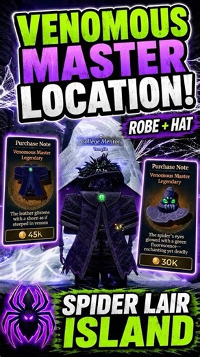 How to Get the NEW Venomous Master Robe & Hat in Wizard Alchemy!