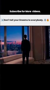Don't tell Your Dreams to everybody..! 🔥📈💯 #shorts #motivation #success #mindset #money #bigdream