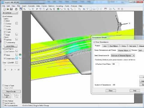Handling Streamtraces in Tecplot 360