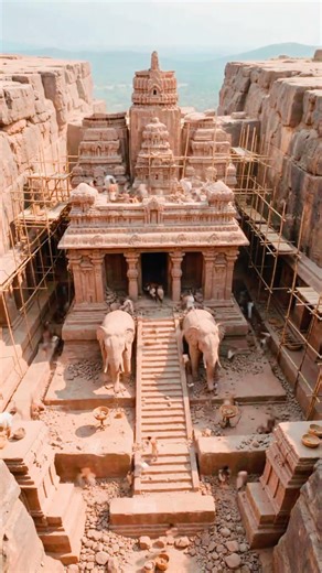 मानव इतिहास की सबसे महान रचना।😍#KailasaTemple Construction Timeline#AncientEngineering#mahadev