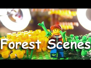 How to Make Forest Scenes for Lego Stop Motion