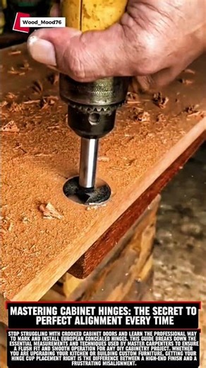 Mastering Cabinet Hinges: The Secret to Perfect Alignment Every Time #WoodworkingTips