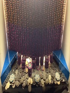 World biggest poker chip wall | Lilly Shina