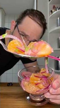 Tangerine ceviche is something people are eating online now.
