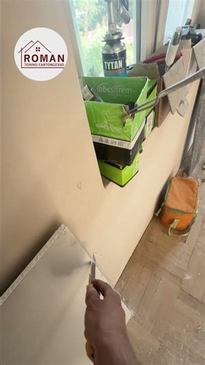Taglio e preparazione del cartongesso: la tecnica corretta prima della posa #faidate #cartongesso