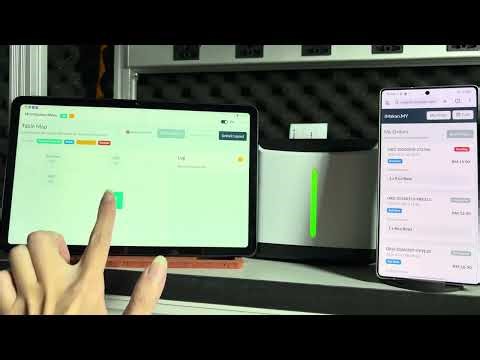 iMakan.MY QR ordering flow , front end & back end process , using mini kitchen & table system