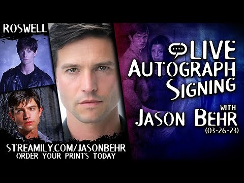 Jason Behr | Roswell, The Grudge, Buffy The Vampire Slayer | Q&A and Autographs (03-26-23)