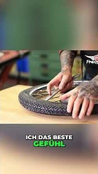 Moped Reifen montieren: Einfache Anleitung ohne Maschine! #shorts