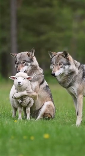 Wolf Caught Hugging a Sheep by His Wife: The Most Relatable Reaction