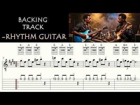 BLUES FOR TWO | THOMAS FRIEDT | - Rhythm Guitar | Backing Track | Play Along | Sheet Music & TAB