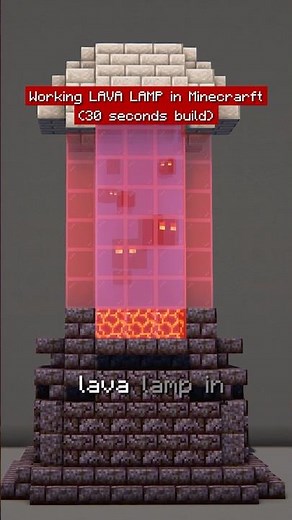 Working Lava Lamp in Minecraft!