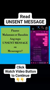 757K views · 15K reactions | Paano basahin ang UNSENT/DELETED...