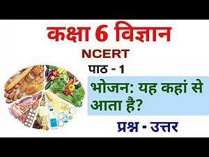 कक्षा 6 विज्ञान पाठ 1 भोजन यह कहां से आता है प्रश्न उत्तर NCERT Class 6 Science Question and Answer