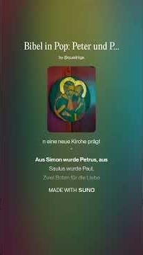Bibel in Musik : Peter und Paul - Die Geschichte von Simon und Saulus | PopRockShort-Petrus & Paulus
