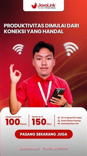 Upgrade internet kamu dengan JavaLink 🚀 #javalink #wifi #wifimurah #lewatberandafyp