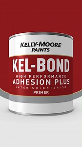 Experience the remarkable adhesion of Kel-Bond Adhesion Plus, our revolutionary high-performance primer. Say goodbye to the days of difficult surfaces and hello to the incredible versatility of maximum adhesion. #KellyMoorePaints #KelBondQuickSand #InteriorPrimer #ExteriorPrimer | Kelly-Moore Paints